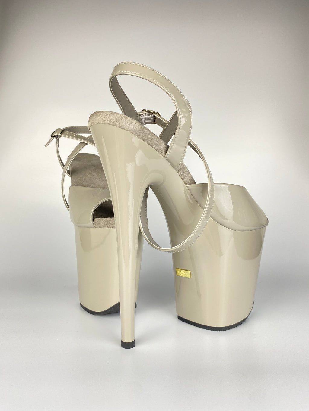 Cross-Wrapped Strappy Sandal- Ash